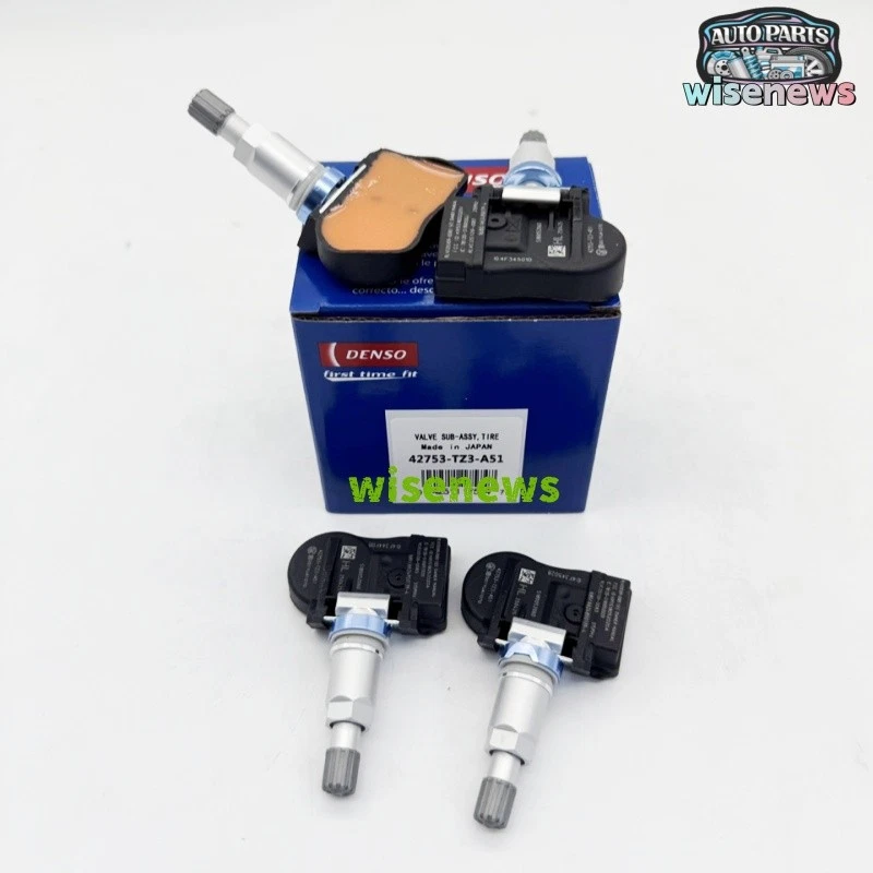 4Pcs 42753-TZ3-A51 DENSO TPMS Tire Pressure Sensor For Acura ILX TLX MDX 315Mhz Foto 3 de 4