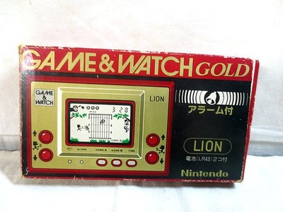 ゲーム&ウォッチ GOLD LION Nintendo Game & Watch Gold Lion Excellent Condition | eBay