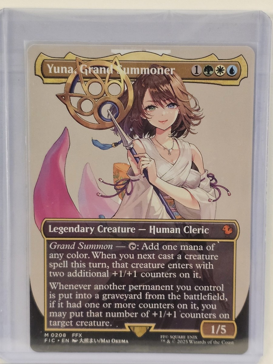 Yuna, Grand Summoner (Borderless) Commander: Final Fantasy