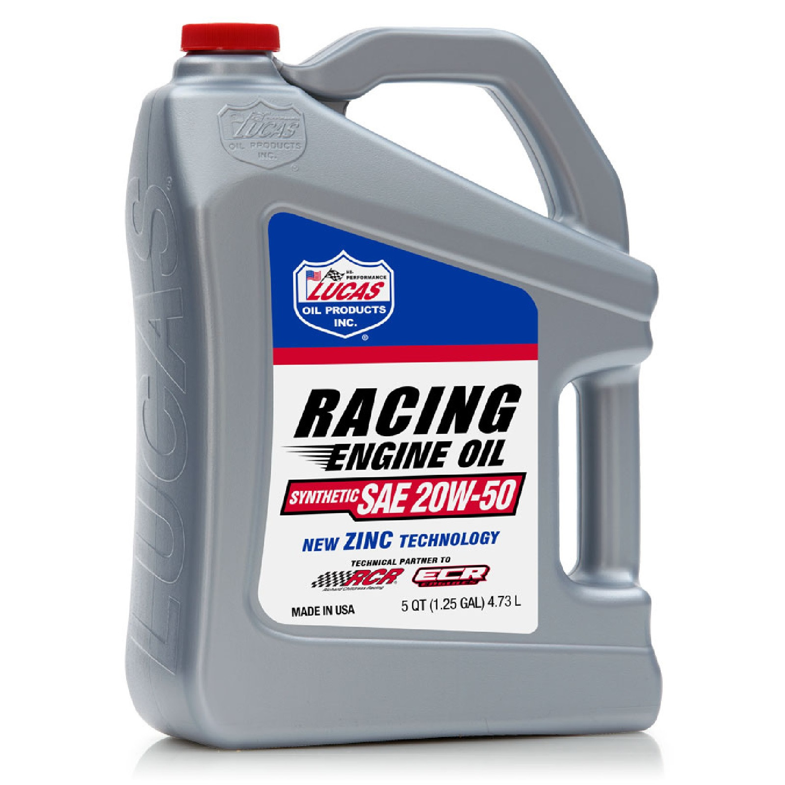 10616 Synthetic 20w-50 Zinc Fortified Racing Engine Oil 5 Qt Bottle