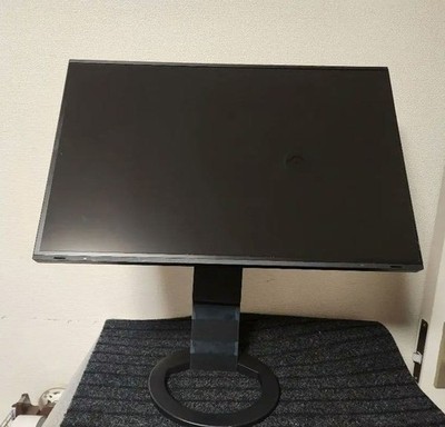 EIZO EV2485 24 Inch Black Monitor Circular Stand 2598 Hours Used