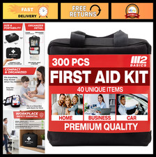 300-Piece First Aid Kit - Compact Emergency Medical Kit for Home, Car, Travel
