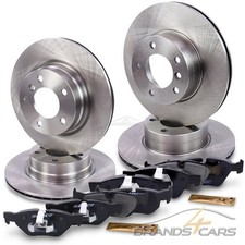 ATEC BREMSSCHEIBEN + BREMSBELÄGE BREMSKLÖTZE VORNE + HINTEN FÜR BMW 3-ER E90 E92