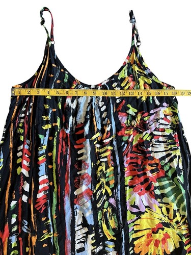 Abito da spiaggia floreale colorato stampa astratta JAMS WORLD made in Hawaii taglia M tropicale - Foto 6 di 8
