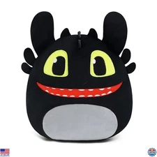 Black Dragon Plush Toy - 11.8-Inch Soft Kawaii Stuffed Animal, Fantasy Gift