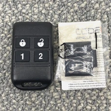 CODE ALARM Key Fob Remote - GOH-4BL98 - Keyless Alarm + Extra Button Pad - Mint
