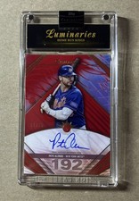 2024 Luminaries Baseball Pete Alonso Red Home Run King Autograph Card /10 Sealed