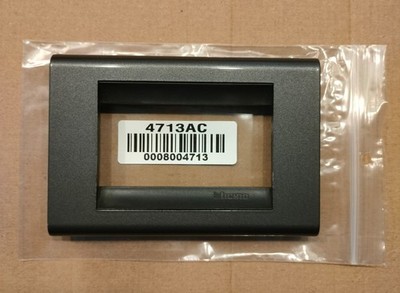NEW 3 SEATER PLATE 4713AC ANTHRACITE BTICINO LIVING CLASSIC ORIGINAL 4713GR