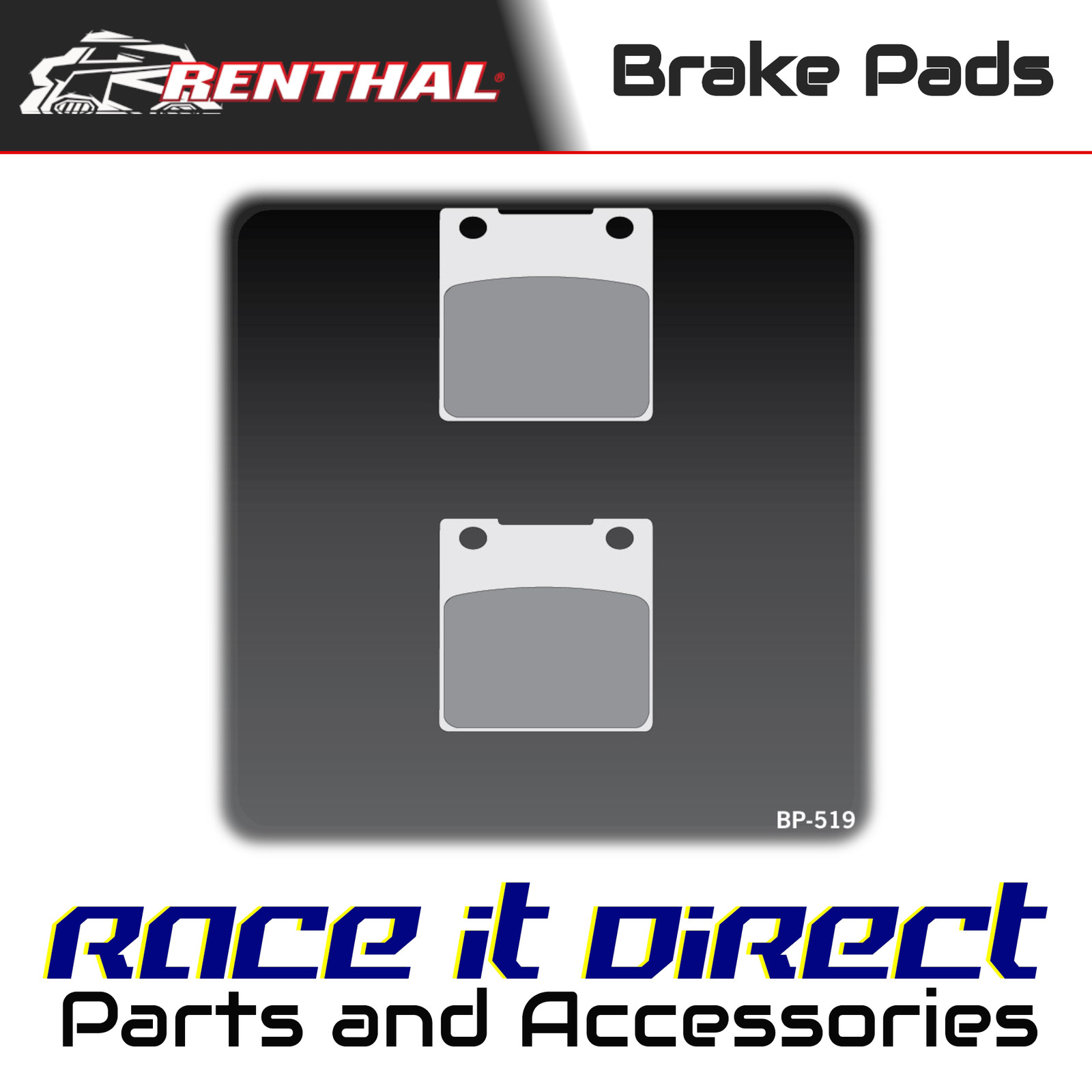 Rear Brake Pads for SUZUKI GSF 600/S Bandit 1995-1999 Renthal