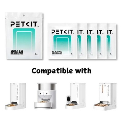 PETKIT 5 PCS Desiccant Bags Replacement for All Smart Automatic Pet Feeders