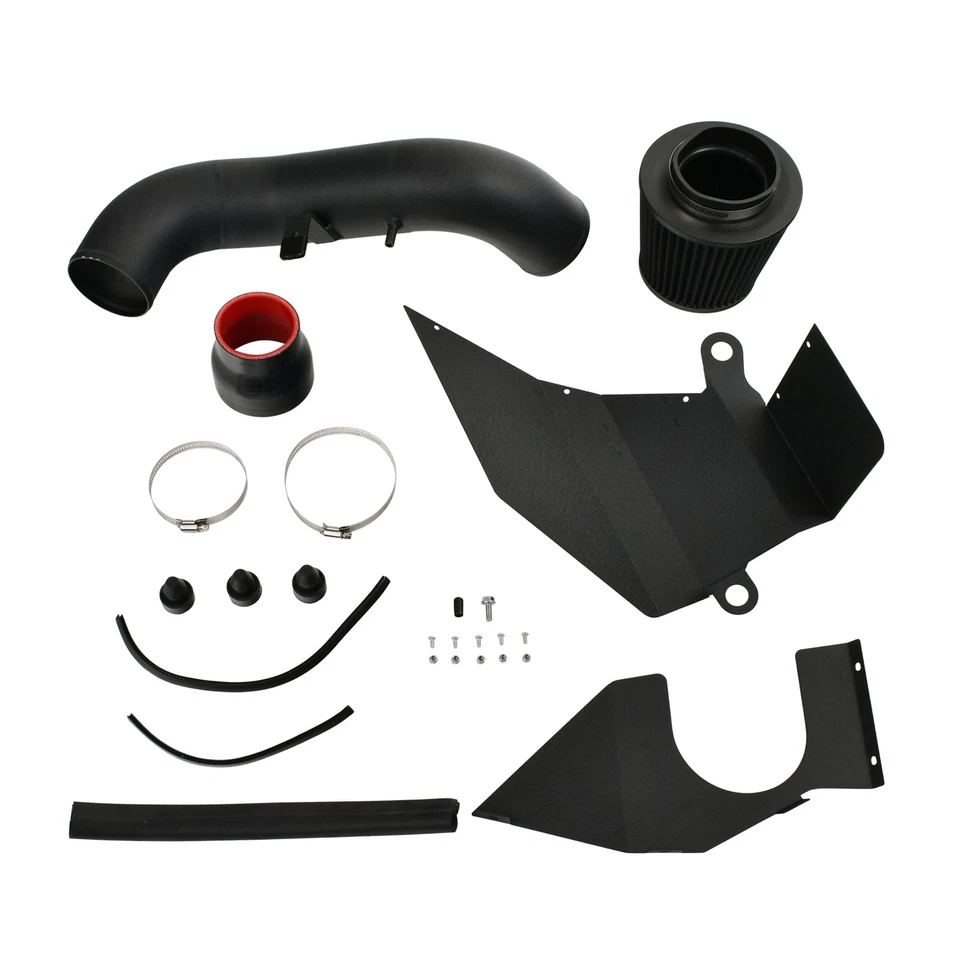 Комплект впуска холодного воздуха + фильтр + теплозащитный экран для 2015-20 VW Golf R GTi 1.8T 2.0T - Изображение 2 из 4