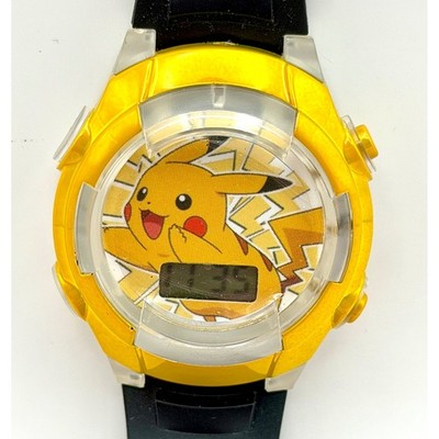 Pokemon Pikachu Kids Digital Light Up Watch Accutime 2023 POK40058MN Works