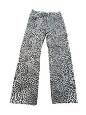 River Island Women's Leopard Print Denim Jeans EUR 38