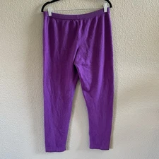 Vintage Nancy Heller Cashmere Sweatpants Womens Medium Purple Pull On High Rise