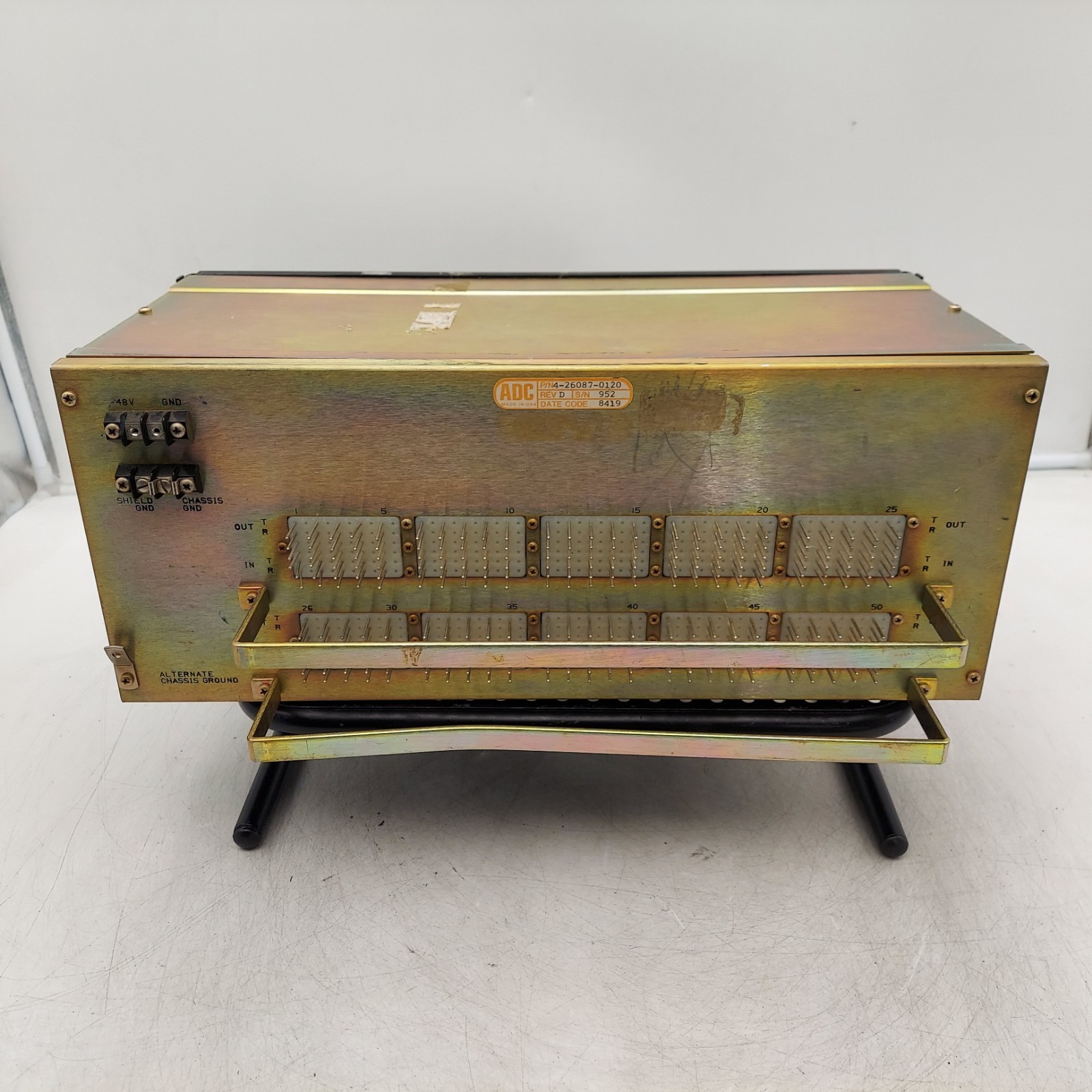 ADC 4-26087-0120 Cross Connector Panel Alternate Chassis Ground