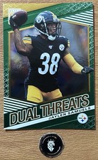 Jaylen Samuels 2020 Panini Donruss Elite Dual Threats Green Insert #5 Steelers
