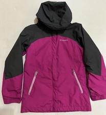 Columbia Interchange Girls Jacket Size Medium Omni-Tech Hood