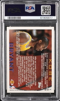 1996-97 Topps - Kobe Bryant #138 Foil Nba 50 (RC) for sale online