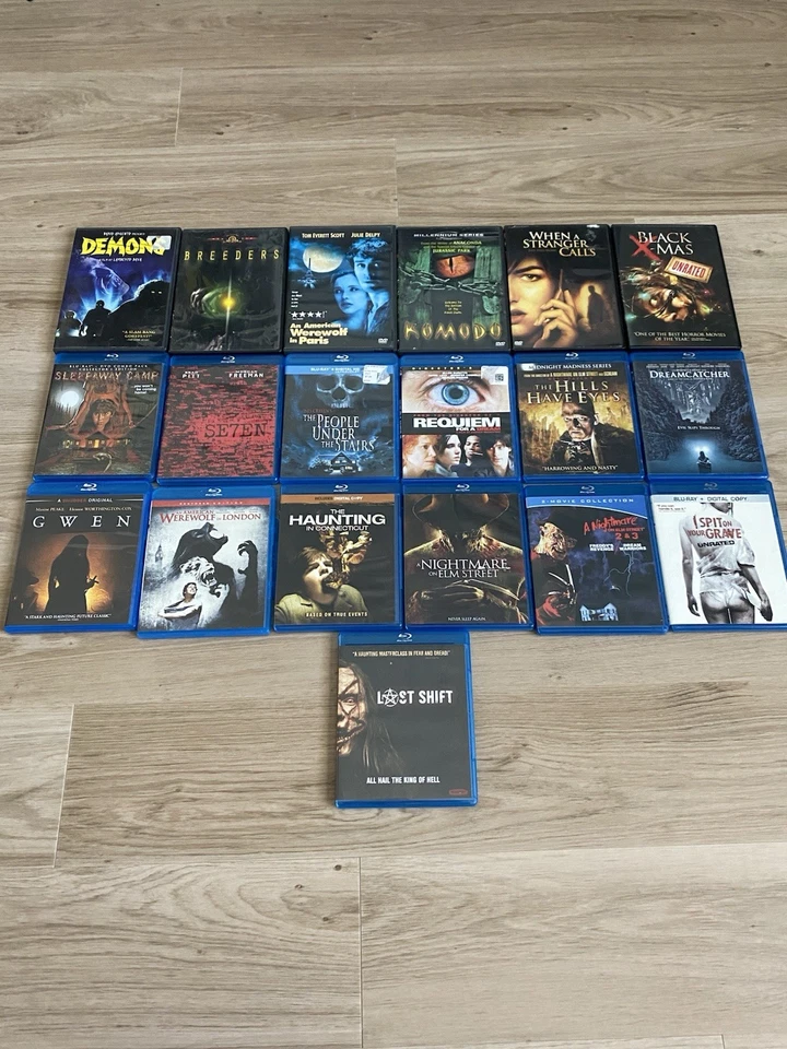 Blu Ray & DVD lot - Horror Movies (Sleep Away Camp, Hill Have Eyes, Demons) - Image 2 of 4