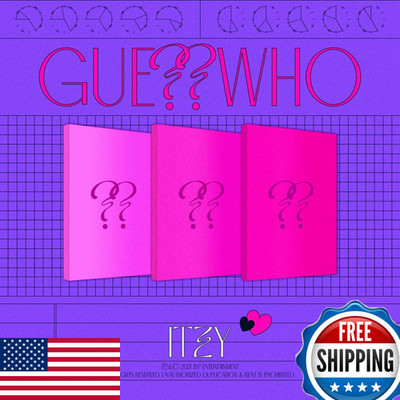 Jyp Ent. Itzy - Guess Who Albumpre-Order Benefitfolded Posterextra Photocards
