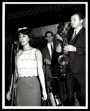 ASTRUD GILBERTO & STAN GETZ On Stage Girl From Ipanema PoPsie NY B&W Press Photo