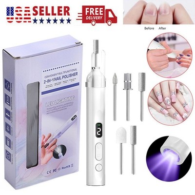 Electric Nail File Drill Portable Professional Manicure Pedicure Machine Set Kit