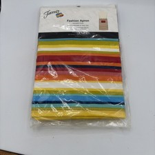 Fiesta Fashion Apron Unisex Multicolor Stripe...