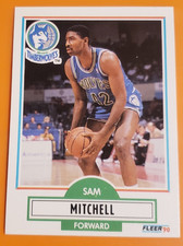 1990 Fleer #114 Sam Mitchell F Minnesota Timberwolves    ***40% off 2+