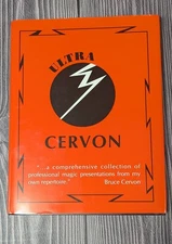 Ultra Cervon magic book - Bruce Cervon - 1990 L&L - First Ed - Stephen Minch