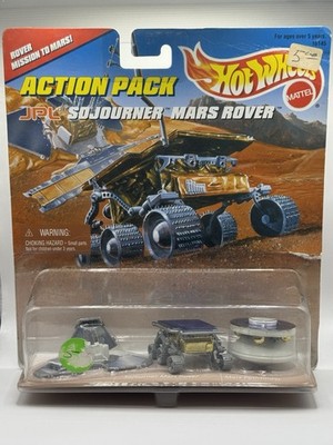 Hot Wheels Action Pack JPL Sojourner Mars Rover/Pathfinder/Lander - 1:64 Diecast