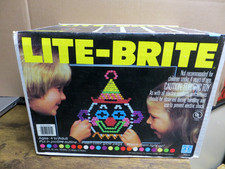 VINTAGE HASBRO 1981 LITE BRITE - 100 FACTORY SEALED FROM EX HASBRO EMPLOYEE