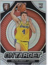 2024-25 Totally Certified Dalton Knecht On Target Rookie card Los Angeles Lakers