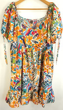 Shein Dress Women's 4XL Curve Multicolor Floral Print Pullover Knee Length