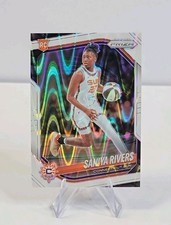 2025 Panini Prizm WNBA - Saniya Rivers #131 White Seismic Prizm (RC)