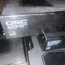 QSC SPA2-60 2-Channel 60 W Per Channel Power Amplifier - Tested Very Nice