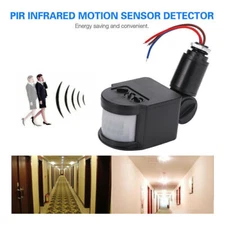 1~4 PIR Motion Sensor Detector Infrared Home 180° Light Control Switch 110V IP44