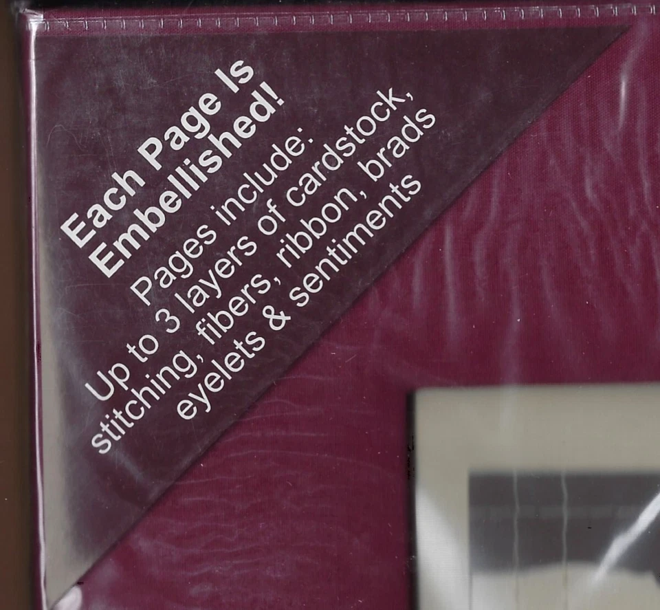 NEW in package! Colorbok "Our Family Album" 8x8 with embelishment kit Lot #SBK5A - Image 2 of 4