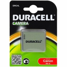 Duracell Akku für Canon Digital IXUS 80 IS 3,7V 720mAh/2,7Wh Li-Ion Schwarz