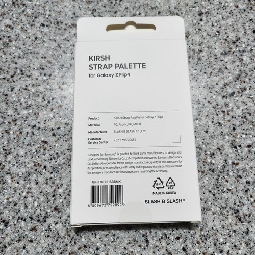 Accesorios paleta KIRSH para Galaxy Z Flip4 cubierta de inserto de colaboración con anillo - Imagen 6 de 6