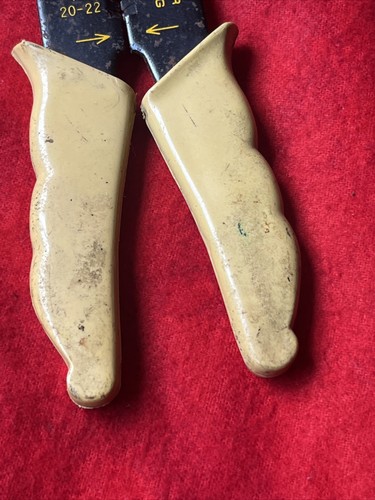 (UNBRANDED) WIRE STRIPPER A.W.G PLIERS CRIMPER TOOL YELLOW CUSHIONED GRIP (t52) - 第 4/5 張圖片