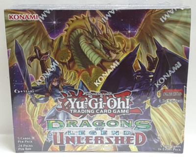 English Yugioh Dragons of Legend: Unleashed Booster Box (DRL3) | eBay