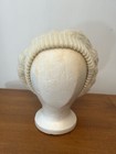 Isotoner Cable Knit Beret Hat Women Cream Stretch Classic — photo 4