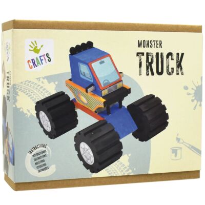 Monstertruck aus Holz zum selber bauen & anmalen für Kinder Spielzeug