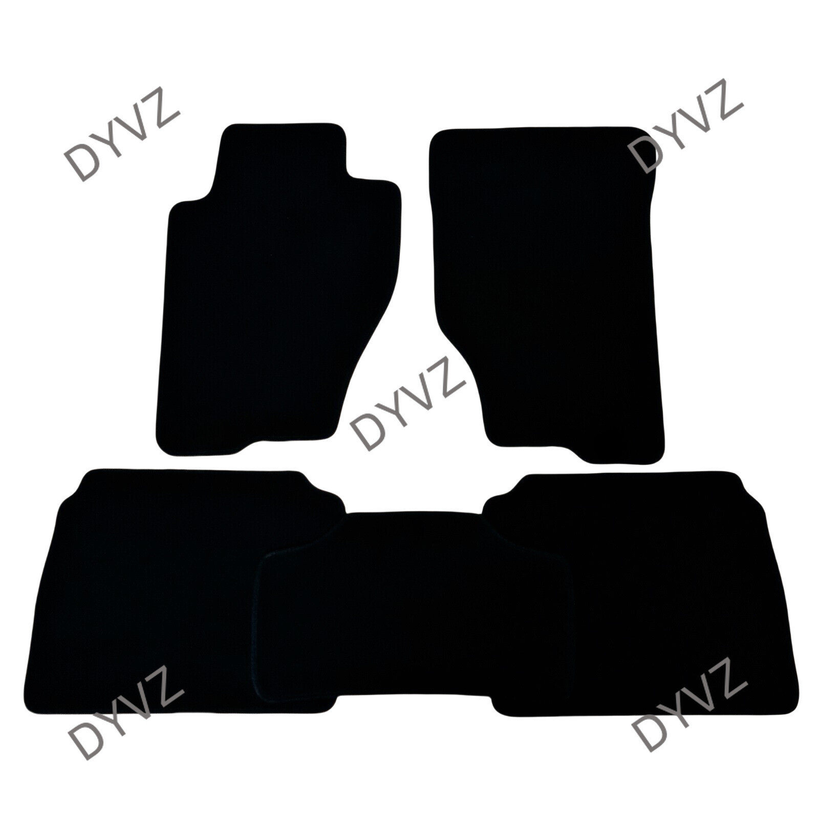 Car Floor Mats Velour for Kia Sorento Waterproof Black Carpet Auto Liners New