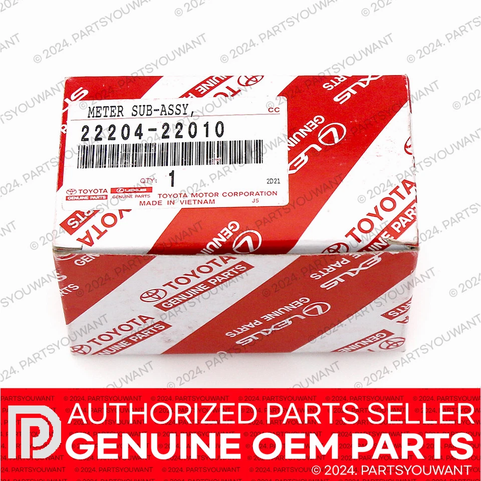 GENUINE Toyota Lexus Scion OEM Intake Mass Air Flow Meter MAF Sensor 22204-22010 - Image 2 of 4