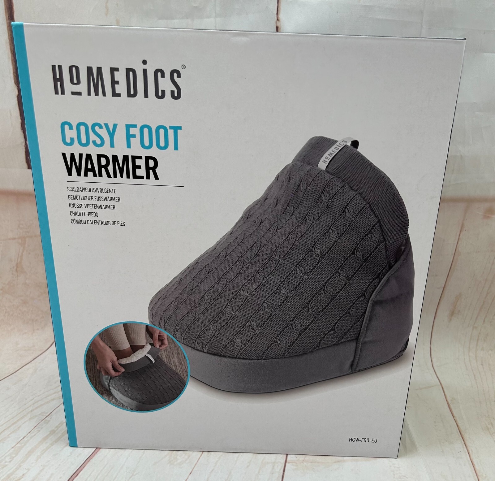 HoMedics Cozy Foot warmer, 4 heat levels, lined, 3hour  Auto Off, Controller