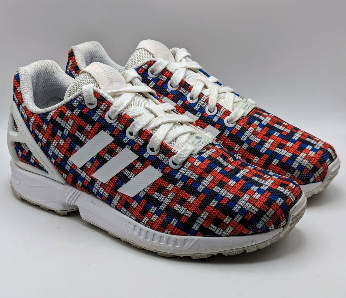 Adidas ZX Flux Torsion Mens size 6 Red White Blue USA Adidas ZX Flux Torsion Mens size 6 Red White Blue USA