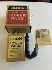 Eldon Scale Slot Car Transformer Power Pack #3851- 6 Volt Power Pack