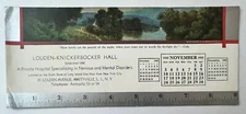 1935 LOUDEN-KNICKERBOCKER MENTAL HOSPITAL AMITYVILLE NY RULER PROMOTIONAL ITEM