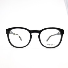 GUESS GU1907 001 Black plastic Round Optical Eyeglasses Frames 49-20-140
